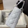 dior mini lady dior bag cannage lambskin glacier blue
