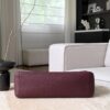 CHANEL Maxi Flap Bag Grained Calfskin In Burgundy