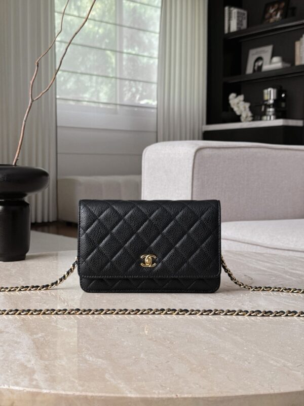 CHANEL WOC Calfskin in Black
