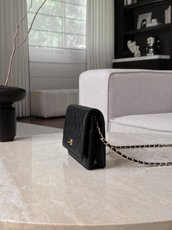 CHANEL WOC Calfskin in Black