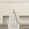 CHANEL 25 MINI Perforated Calfskin Handbag