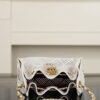 CHANEL 25 MINI Perforated Calfskin Handbag