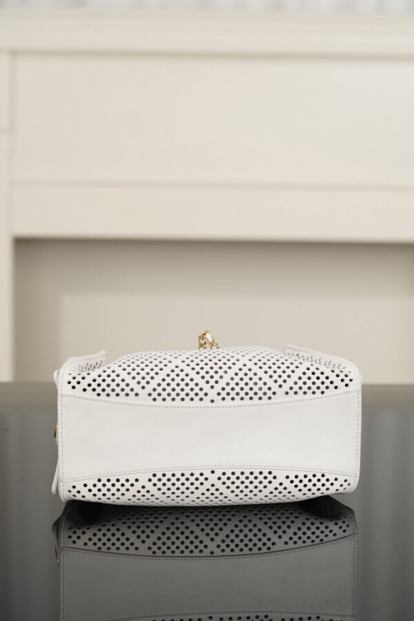 CHANEL 25 MINI Perforated Calfskin Handbag