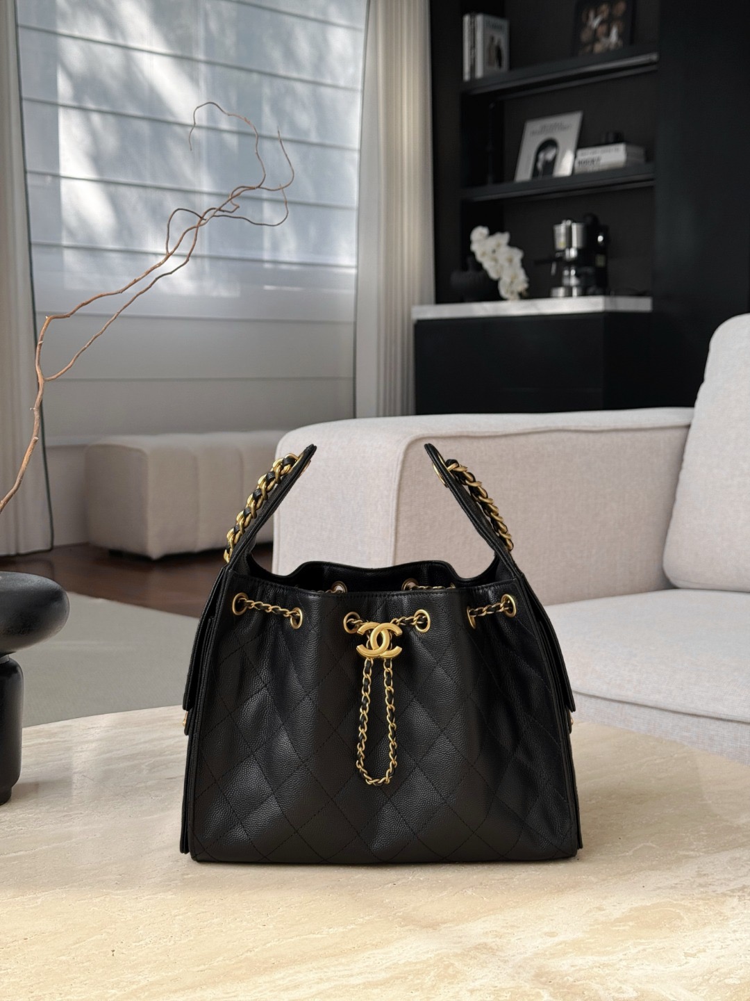 IMG_1084 CHANEL 25C Hobo Bag In Black - 图片 2
