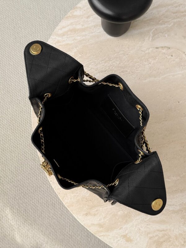 CHANEL 25C Hobo Bag In Black