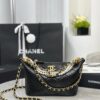 CHANEL 26C Peral shiny lambskin hobo bag