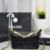 CHANEL 26C Peral shiny lambskin hobo bag
