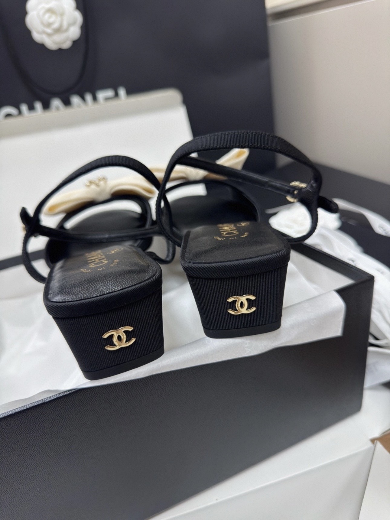 Screenshot CHANEL Sandals Grosgrain - 图片 7
