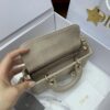 DIOR MINI Lady D-Joy Bag Cannage Lambskin-Sand-Colored