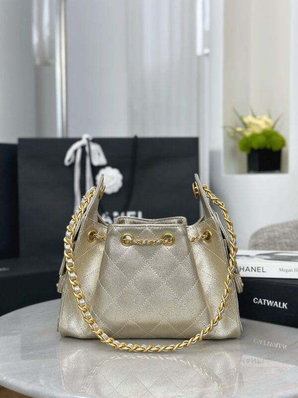 CHANEL 26C 25Bag MINI Caviar leather In Metallic Color