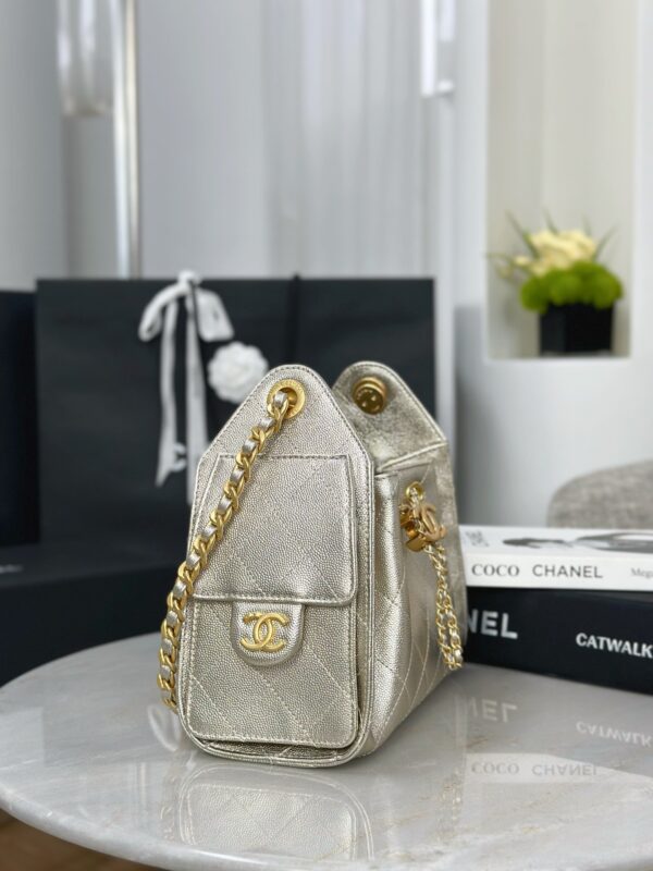 CHANEL 26C 25Bag MINI Caviar leather In Metallic Color