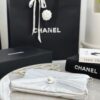 CHANEL clutch bag with pearl