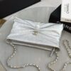 CHANEL clutch bag with pearl