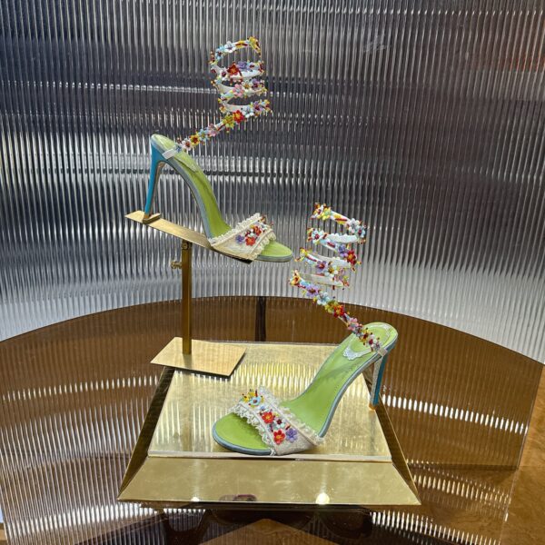 RENE CAOVILLA 26ss Jeweled BLOOM SANDAL 105