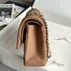 CHANEL Caramel Classique Flap Medium Handbag Caviar Leather