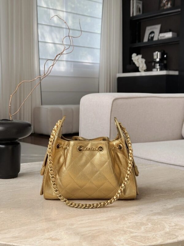 CHANEL 26C Hobobag Gold Color