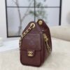 CHANEL 25bag Calfskin Burgundy MINI