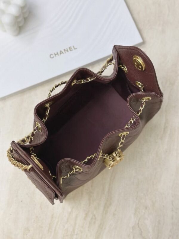 CHANEL 25bag Calfskin Burgundy MINI