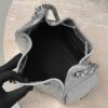 CHANEL 25Bag Calfskin in Light Metallie Silver