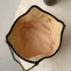 CHANEL MINI Coco Shopping Bag Raffia and Black Calfskin