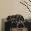 Chanel Métiers d’Art Runway black embellished tweed & leather chain link net bag with gold hardware