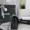 CHANEL Maxi Coco Handle Long Flap Bag Black