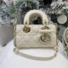 DIOR Mini Lady D-Joy Bag Craie Cannage Lambskin
