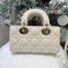 DIOR Mini Lady D-Joy Bag Craie Cannage Lambskin