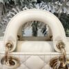DIOR Mini Lady D-Joy Bag Craie Cannage Lambskin