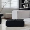 chanel so black medium lambskin flap bag