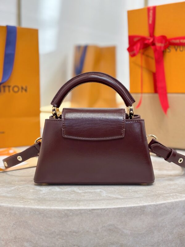 LV Capucines East-West Mini Grenat Red M25473
