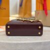 lv capucines east west mini grenat red