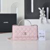 CHANEL Wallet on Chain Grained Calfskin Imitation Pearl