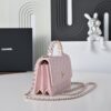 CHANEL Wallet on Chain Grained Calfskin Imitation Pearl