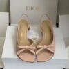 Dior Bow Heeled Slingback Sandal