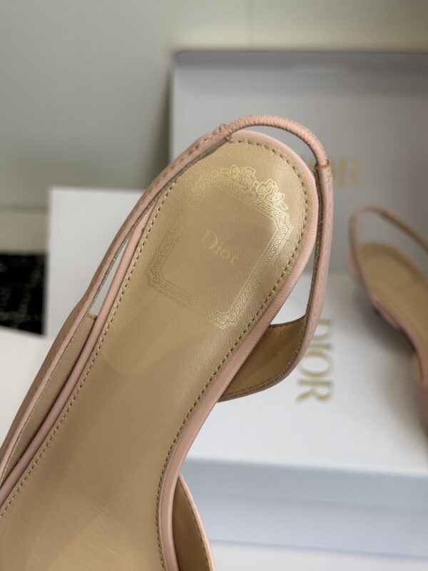 Dior Bow Heeled Slingback Sandal