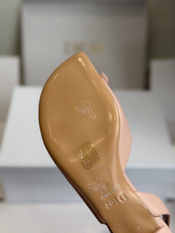 Dior Bow Heeled Slingback Sandal
