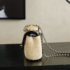 CHANEL Small Flap Bag Braided Straw, Lambskin