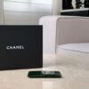 CHANEL Calfskin Crocodile Embossed Crococo Card Holder