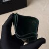 CHANEL Calfskin Crocodile Embossed Crococo Card Holder