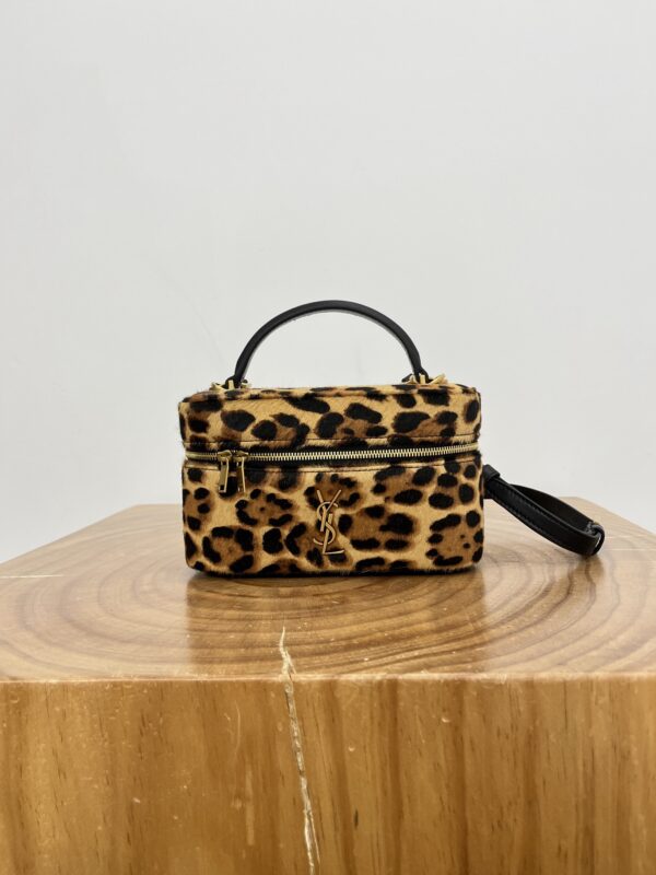 YSL GABY vanity in pony hair leather