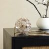 CHANEL Gold Metal Strass Crystal Sphere Minaudiere Clutch