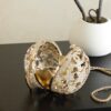 CHANEL Gold Metal Strass Crystal Sphere Minaudiere Clutch