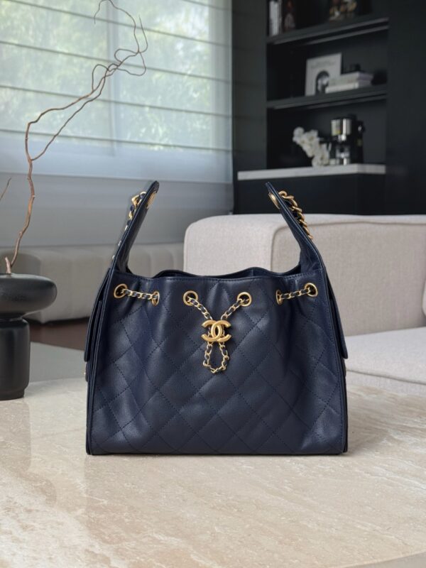 CHANEL 26C 25Bag Caviar leather In Dark Blue