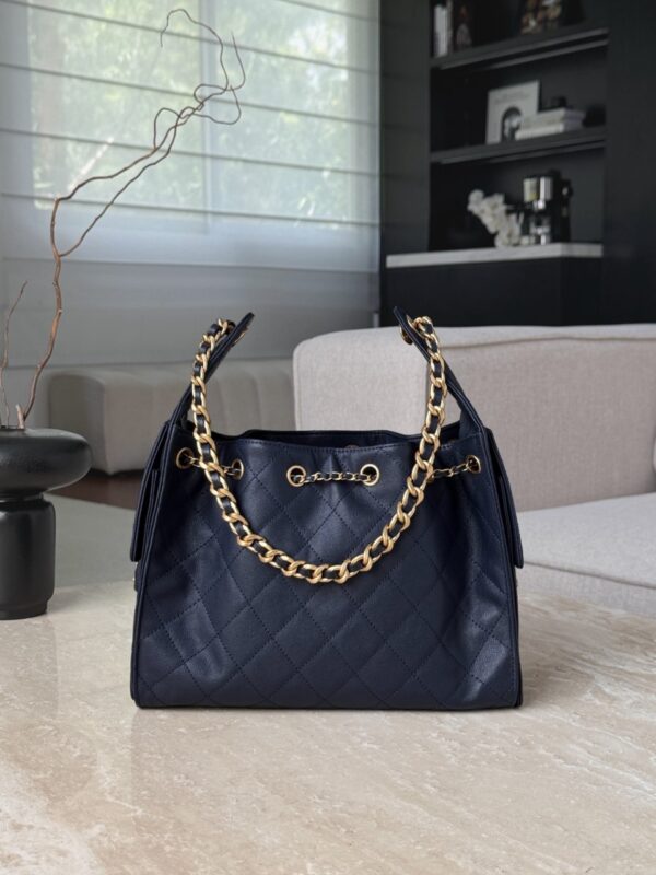 CHANEL 26C 25Bag Caviar leather In Dark Blue