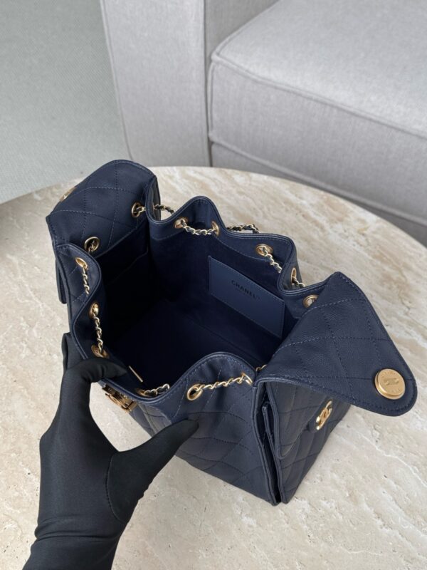 CHANEL 26C 25Bag Caviar leather In Dark Blue