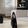 CHANEL Mirror calfskin Kelly Handle Bag