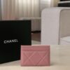 CHANEL Lambskin Quilted 19 Card Holder