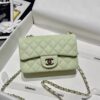 CHANEL Mini Classic Handbag Caviar Leather 20CM-Curated Rare Colors