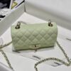 CHANEL Mini Classic Handbag Caviar Leather 20CM-Curated Rare Colors